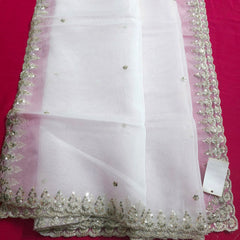 Dyeable Organza Dupatta