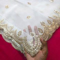 Dyeable Organza Dupatta