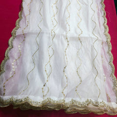 Dyeable Organza Dupatta