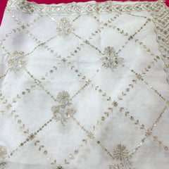 Dyeable Organza Dupatta