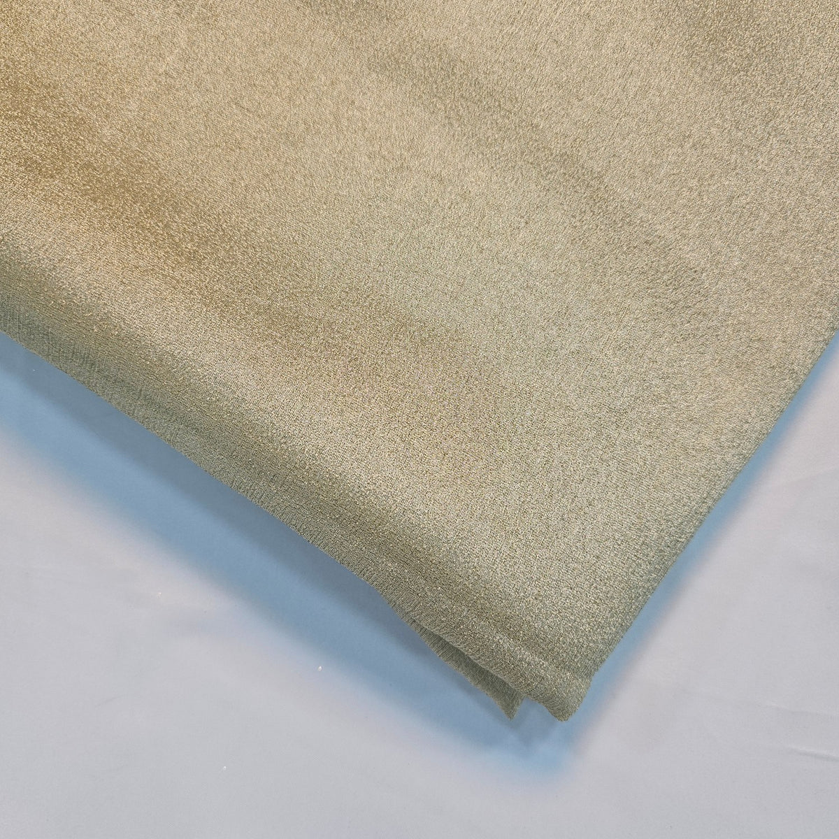 Zayra Antique Gold Crushed  Tissue Dyeable  Fabric