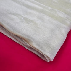 Zayra Pale Champagne Gold Crushed  Tissue Dyeable  Fabric