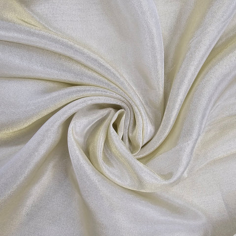 Zayra Pale Champagne Gold Tissue Dyeable  Fabric