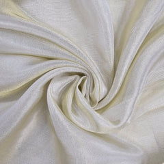 Zayra Pale Champagne Gold Crushed  Tissue Dyeable  Fabric