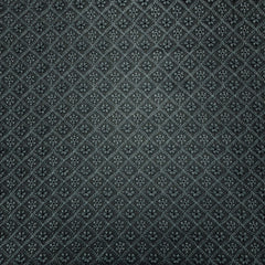 Embroidered Black Hakoba with Geometric and Floral Threadwork