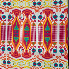 Digital Print Warm Red & Yellow Tones Muslin Fabric