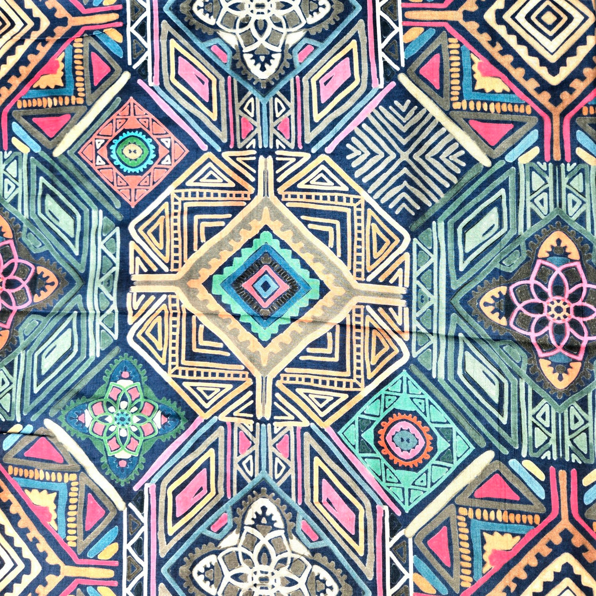 Abstract Digital Print on Muslin fabric