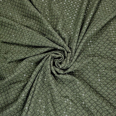 Embroidered Georgette with Sequins and Threadwork