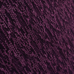 Embroidered Wine Net Fabric with Textured pattern