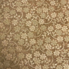 Sahiba Embroidered Net Fabric with Gold Floral work