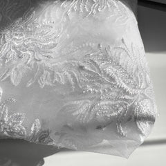 Jennifer Floral Lacey Embroidered Net Fabric