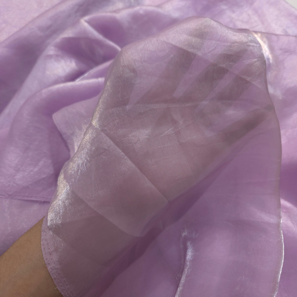 Lilac Color Two - Tone Soft Organza