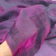 Purple & Pink Color Two - Tone Soft Organza