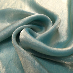 Teal Green Color Two - Tone Soft Organza