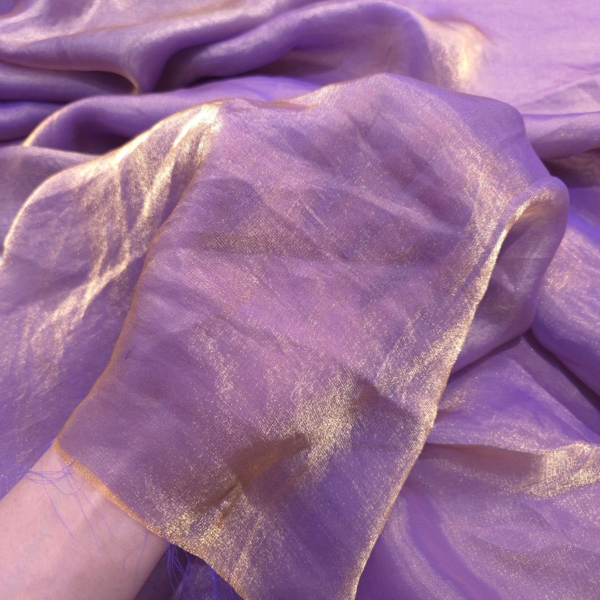 Lavender Color Two - Tone Soft Organza