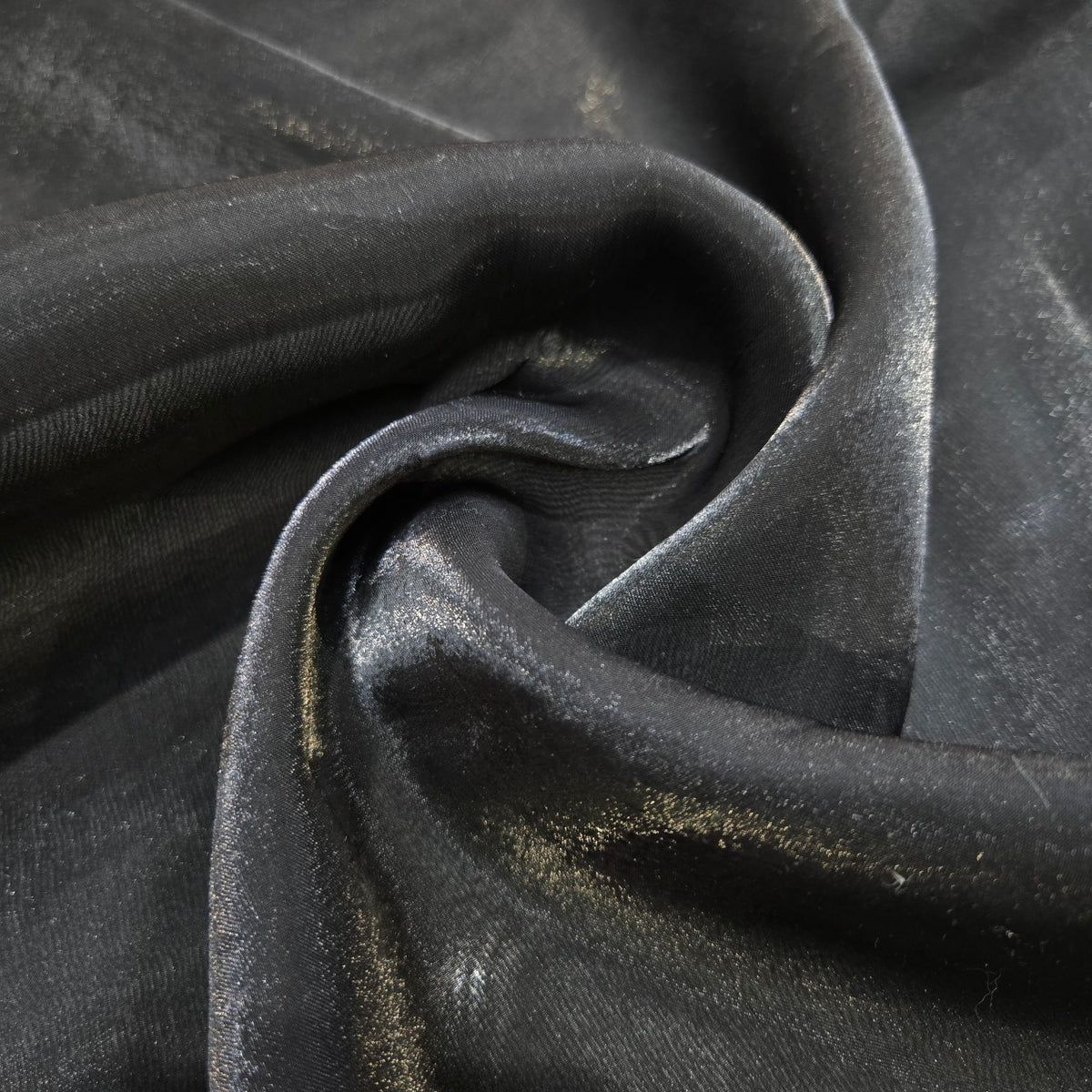 Black Color Two - Tone Soft Organza