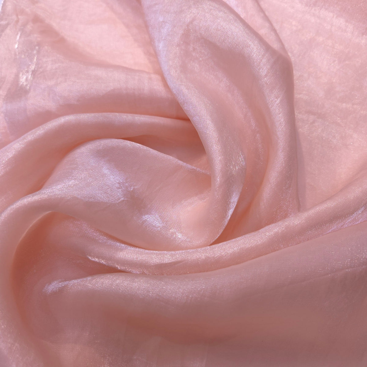 Peachy Pink Two - Tone Soft Organza