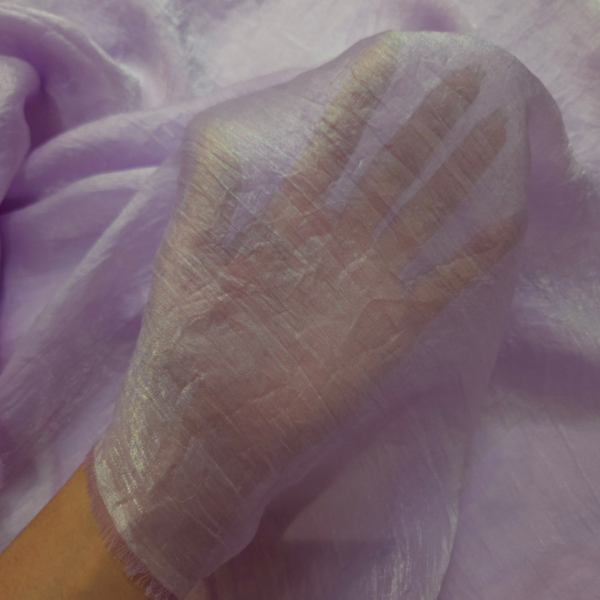 Light Lilac Color Two - Tone Soft Organza