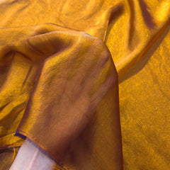 Metallic gold  Color Two - Tone Soft Organza