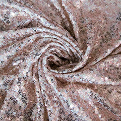 Barkha Light-in Weight Peach Sequins Georgette Fabric