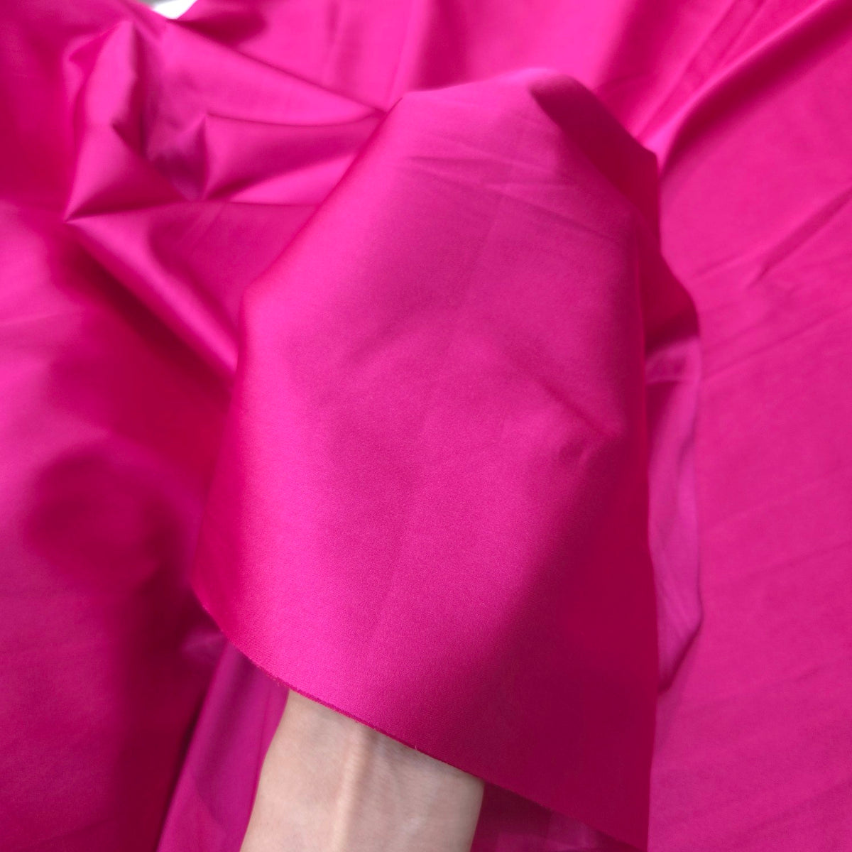 Magenta Pink Imported Satin Fabric