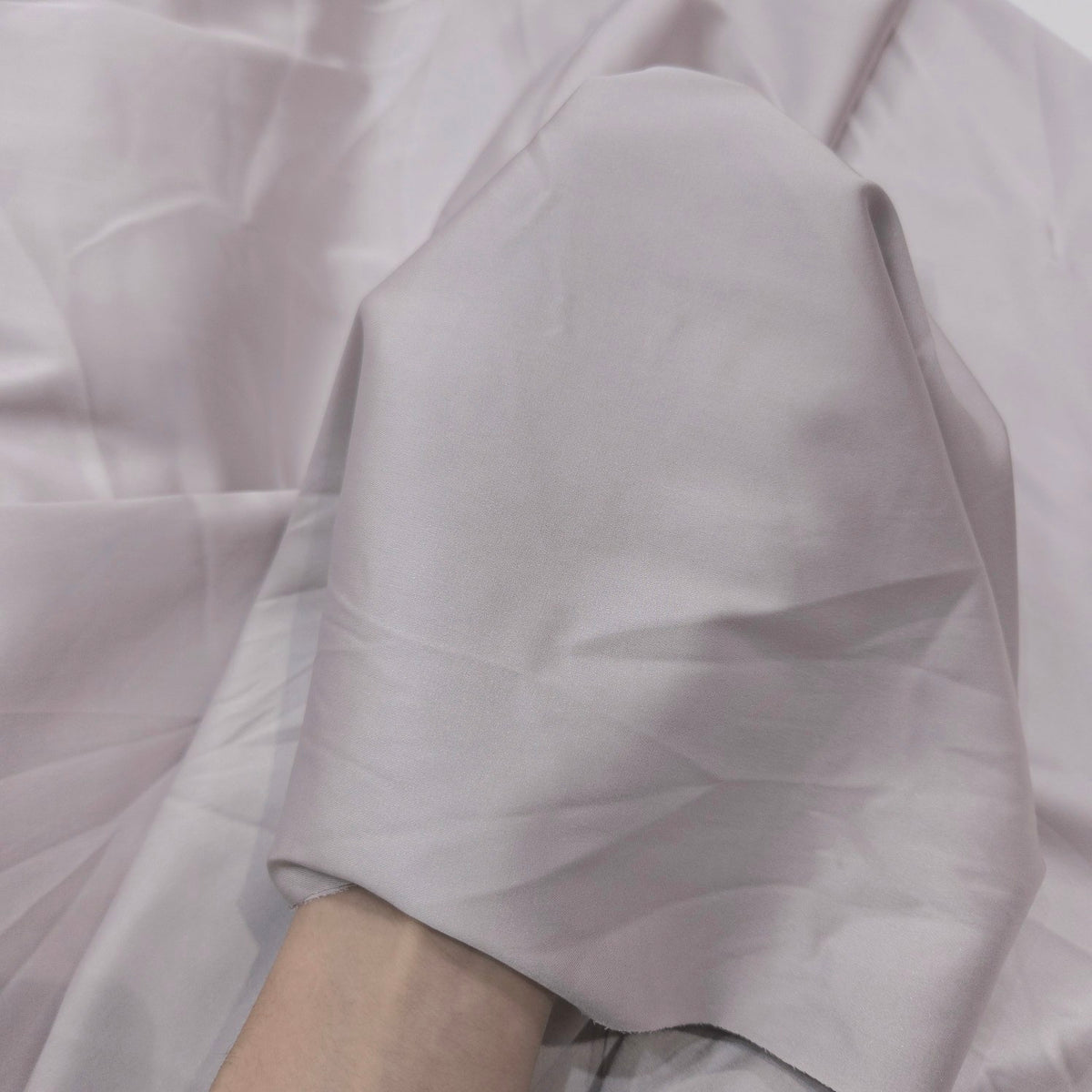 Light Pastel Mauve Imported Satin Fabric