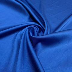 Electric Blue Imported Satin Fabric