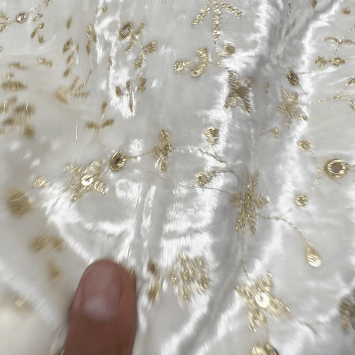 Shahi Dyeable Velvet Fabric with Zari Work